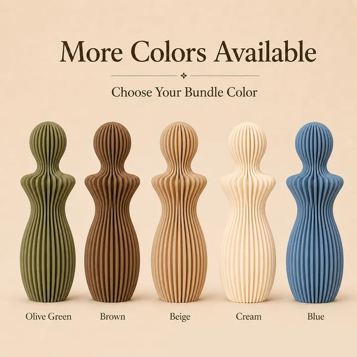 Mutter Kind Figuren Set Colors