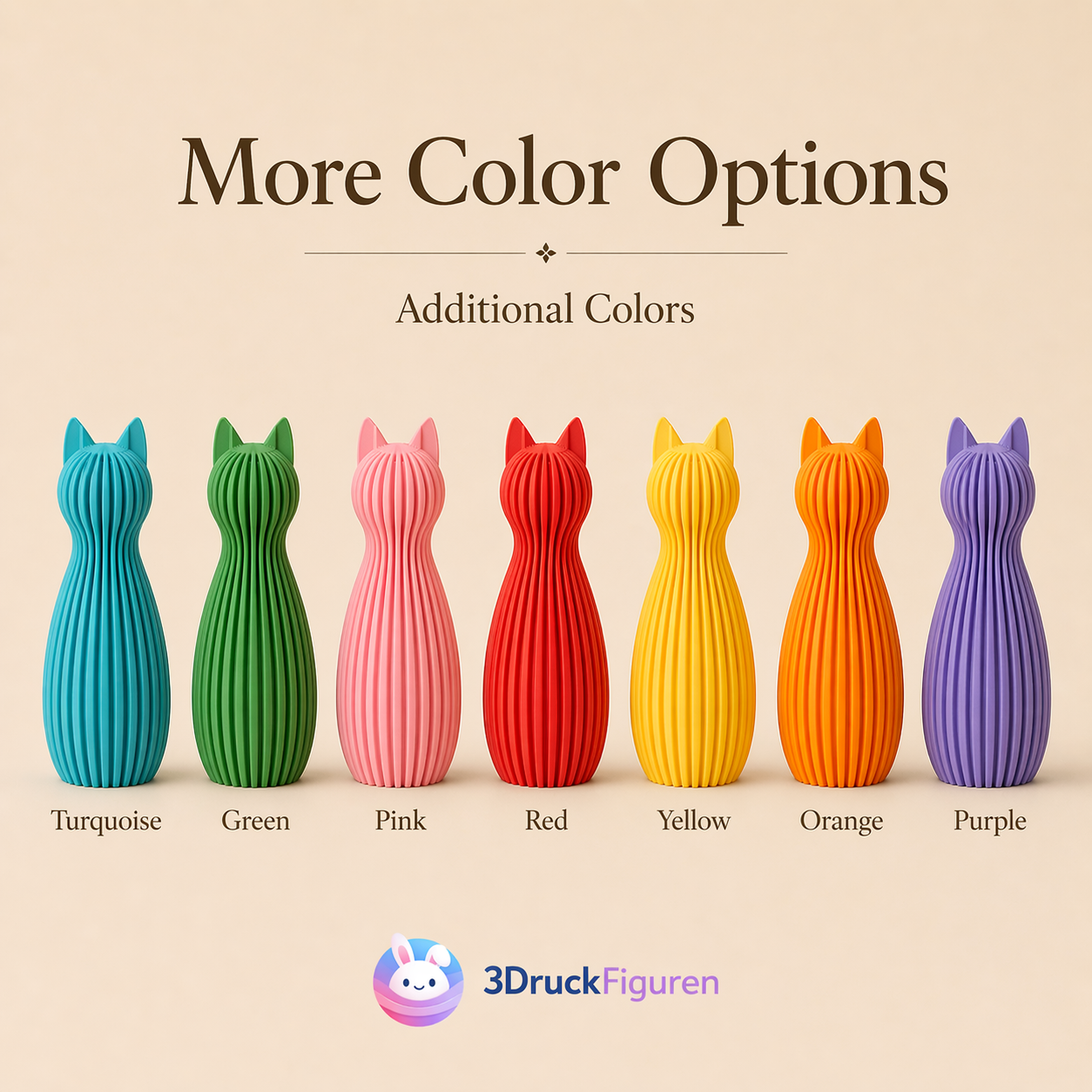3D Print Katze Colors