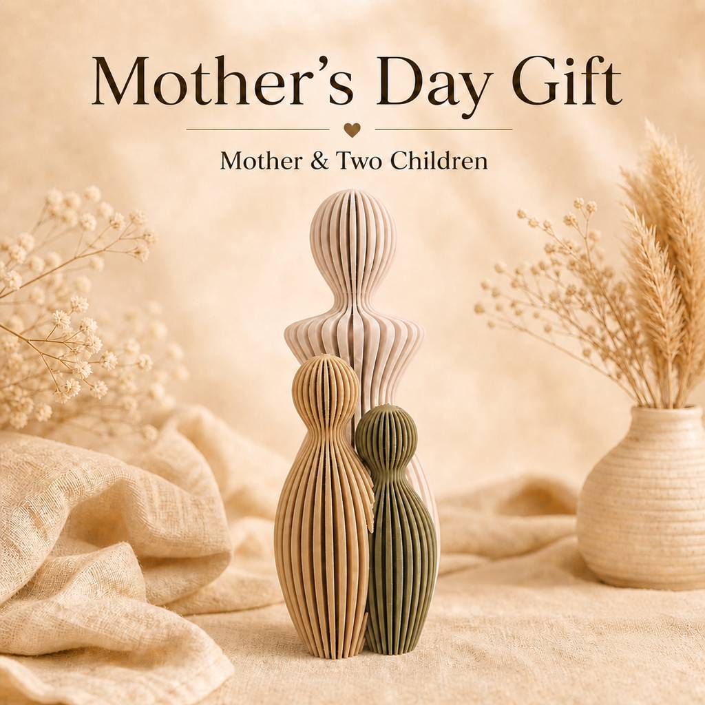 Mutter-Kind-Figuren Set als Geschenk zum Muttertag