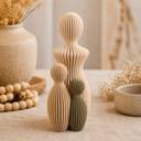 Mutter-Kind-Figuren Set als Wohnraumdekoration